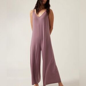 Athleta Nighttime Bliss Sleep V Neck Romper